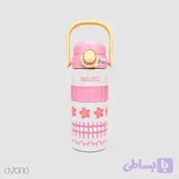 قمقمه طرح میوه صورتی