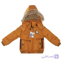 کاپشن پسرانه زمستانی کمر کشبافت