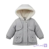 کاپشن دخترانه زمستانی نما جلیقه‌ سبز 1 تا 5 سال