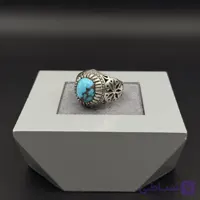 انگشتر فیروزه مردانه کد2757