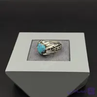 انگشتر فیروزه با رکاب نقره925 کد2740