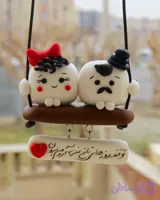 آویز ماشین قند دوتایی سبیل دار