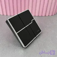 کلید شاسی زنگ ویرا الکتریک مدل T2 تی دو گلس مشکی