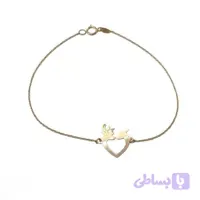 دستبند طلا قلب گوزنی G0223