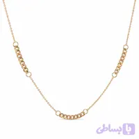 گردنبند طلا مدل کارتیر سه تیکه 1037