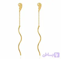 گوشواره طلا کرلی بال فرشته