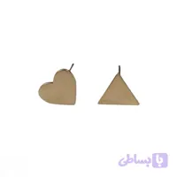 گوشواره طلا قلب و مثلث G0064