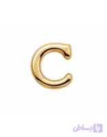 پلاک طلا حرف C مینیمال 018