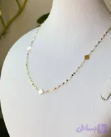 گردنبند طلا مدل استار و لوزی