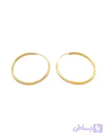 گوشواره طلا حلقه ای ساده