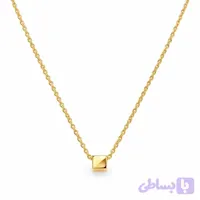 گردنبند طلا آویز مربعی لوکس