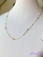 گردنبند طلا مدل اشک و استار