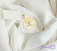 پلاک طلا مدل شکوفه ماه