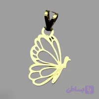 پلاک طلا پروانه sh0352