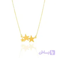 گردنبند طلا سه ستاره کد N0013