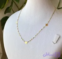 گردنبند مدل ستاره و توپر و استار