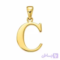 آویز طلا ۱۸ عیار مدل حرف c