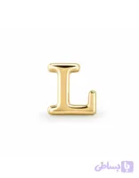پلاک طلا حرف L مینیمال 019