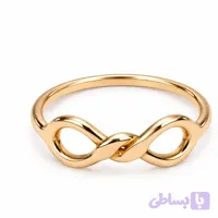 انگشتر طلا گره بی نهایت 0044