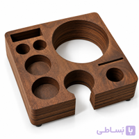 استند چوبی تجهیزات قهوه سایز ۵۱ کد 1103