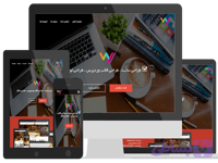 دانلود قالب اچ دی ام ال حرفه ای طراحی وب