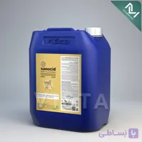 محلول ضد عفونی کننده دست و محل تزریق سانوسید پلاس پنج لیتری