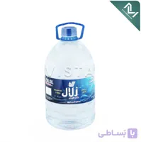آب مقطر زلال 5 لیتری دیونیزه سه بار تقطیر