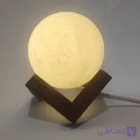آباژور سنگ نمک مدل گوی قطر 10کد d108