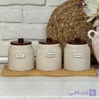 بانکه درقهوه ایی تکست دار