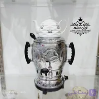 سماور گازی سه کاره آپولونی قلم زنی بدون تنوره با 18 ماه گارانتی تولیدی