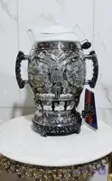 سماور گازی 6 لیتری آپولونی طرح 3 کاره