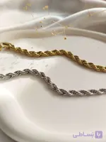 دستبند پیچ استیل مشابه طلا