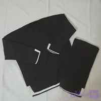 ست زنانه بافت مدل چاک دار با تراکم بالا