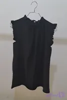 تاپ زنانه یقه چین دار