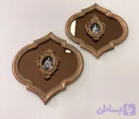 قاب آینه ی زیبا با پتینه کاری ایتالیایی کد 4019