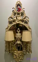 دیوارکوب لوستری کریستالی کد 5004