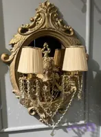 دیوارکوب لوستری کریستالی کد 5001