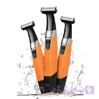 ژیلت شارژی صورت و بدن کیمی مدل km-1910 وارداتی ضد آب ارجینال ( مدل اصلی) ماشین اصلاح حرفه‌ای