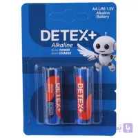 باتری قلمی 2 عددی DETEX Alkaline AA LR6 1.5V