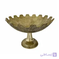 میوه‌خوری برنجی لب قلعه و طرح طاووس 14 اینچ