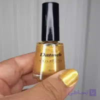 لاک ناخن طلائی شاین داتمه کد 123 لاک ناخن طلایی