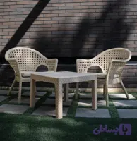 صندلی حصیری سبدی دسته دار - فروشگاه دنیای صندلی