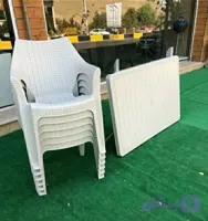 صندلی تمام پلاستیکی حصیری ناصر - فروشگاه دنیای صندلی