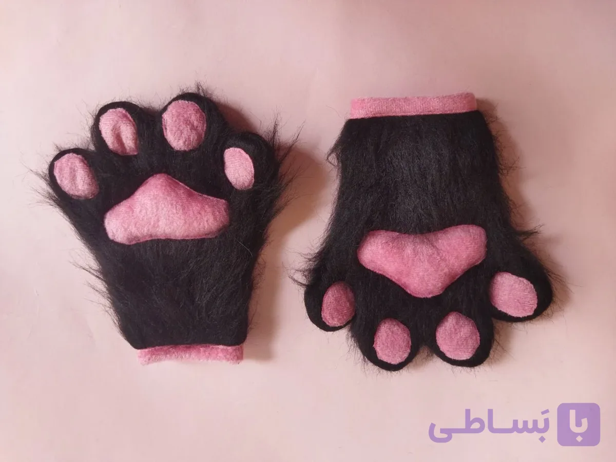 دستکش گربه ای بلک پینک