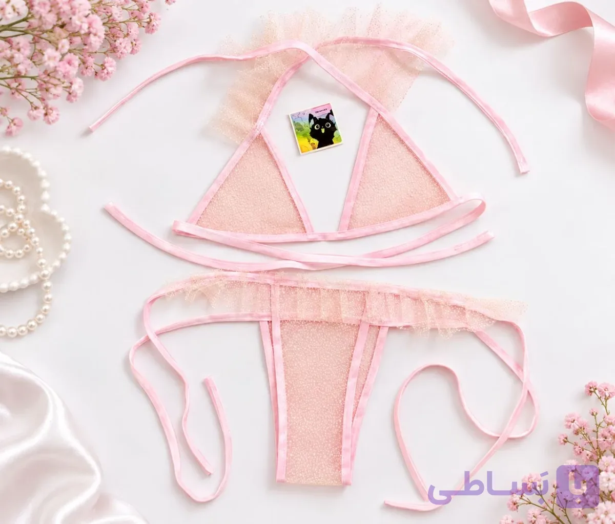 ست بیکینی تور گره ای