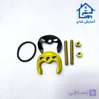 نعلی دو پیچ برنجی شیر اهرمی