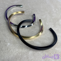 دستبند مردانه مدل بنگل پیچی برنج
