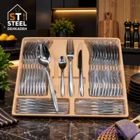 سرویس قاشق چنگال ۱۴۴ پارچه یونیک مدل ماینز