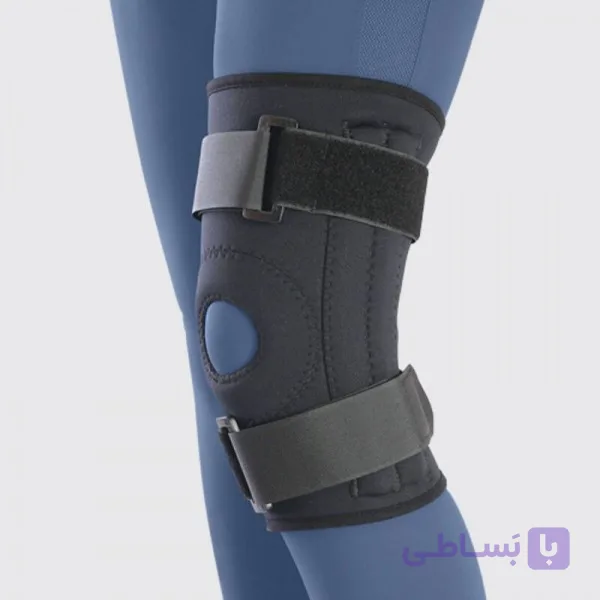 زانوبند نئوپرن چهارفنره ساده 41100 طب و صنعت-Teb & Sanat