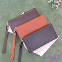 کیف پول چرم طبیعی گاوی دستدوز